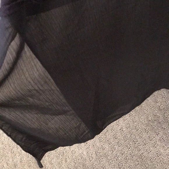 Black top with see through bottom - Picture 3 of 3